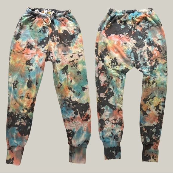 Big Bud Press Tie Dye Joggers M Made in LA 100% Cotton 34” Inseam - Picture 5 of 12
